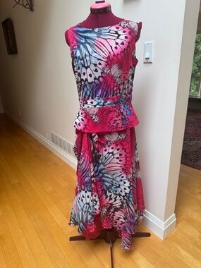 Cosel Sleeveless 'Butterfly' Dress Sz 40 EU